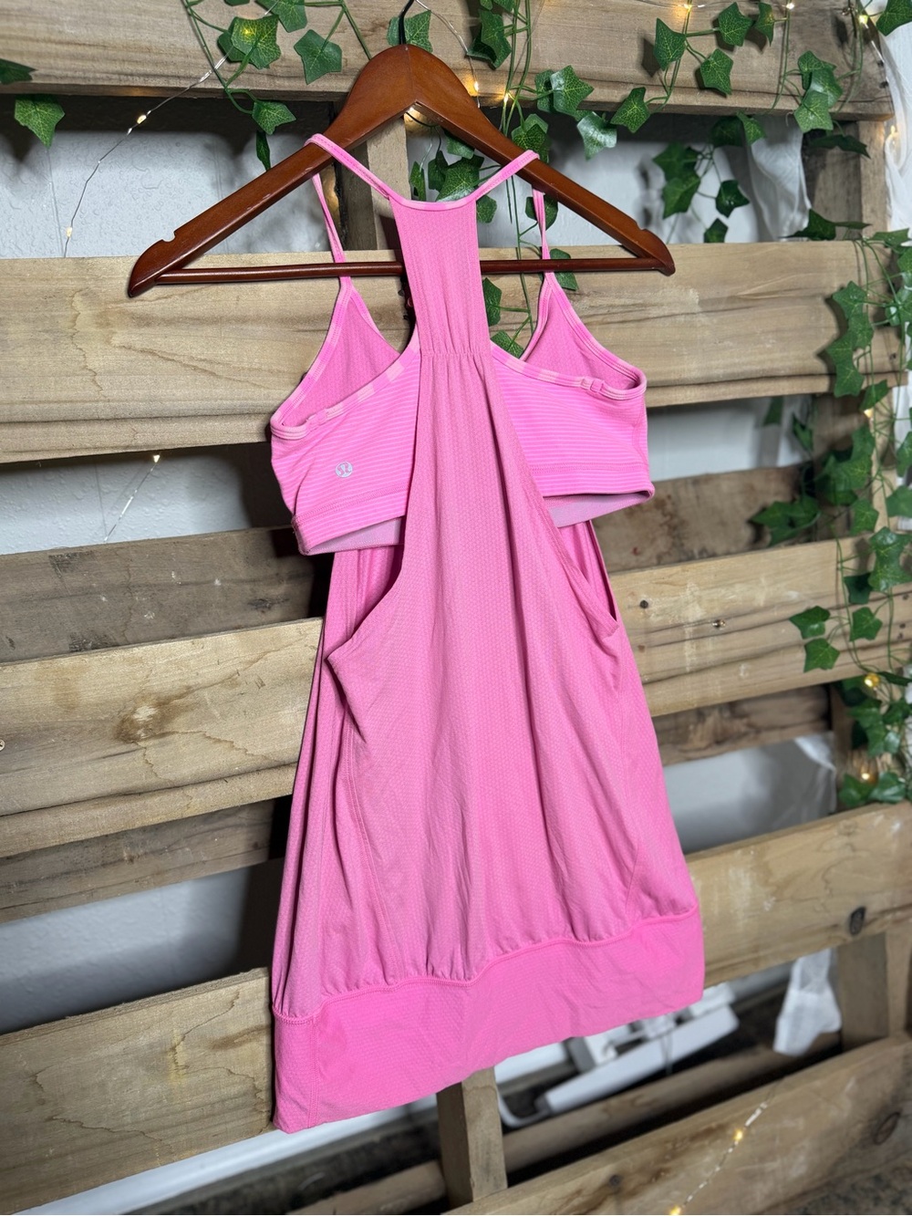 lululemon athletica Pink One-Shoulder Active Dress